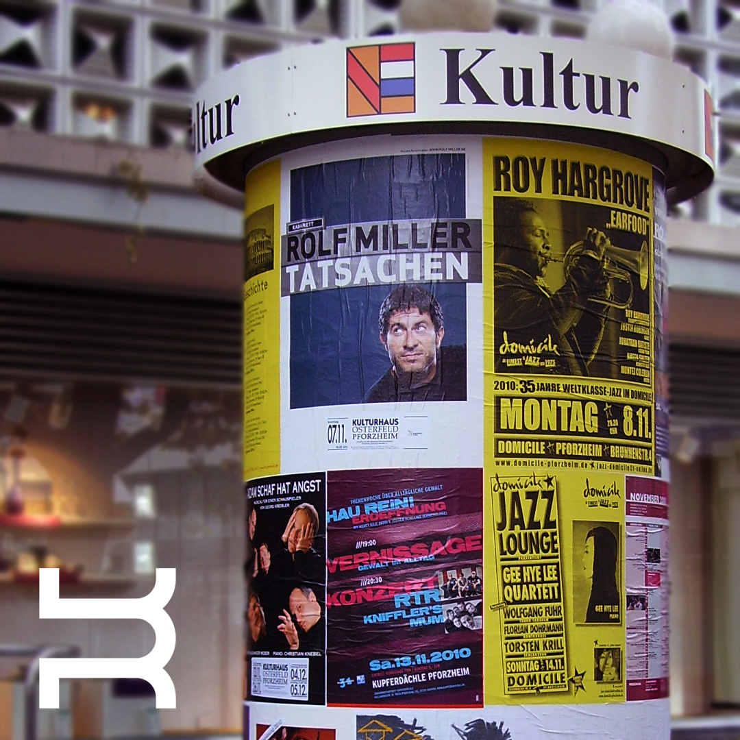 Plakatsäulen Pforzheimer Kulturrat